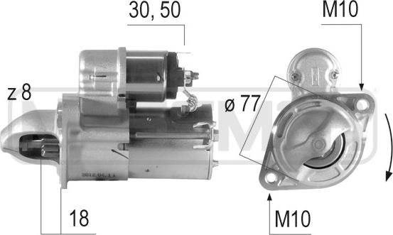 ERA 220615A - Motorino d'avviamento autozon.pro