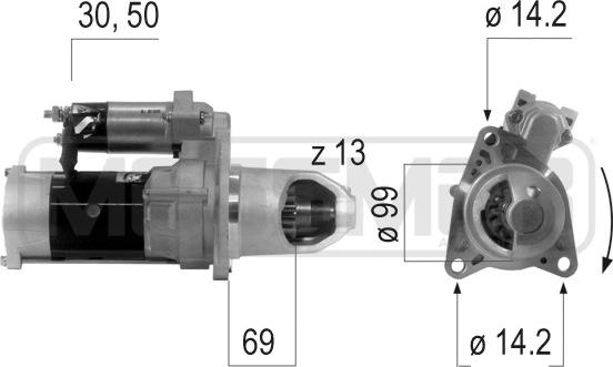 ERA 220618 - Motorino d'avviamento autozon.pro