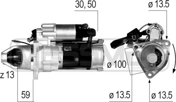 ERA 220617 - Motorino d'avviamento autozon.pro