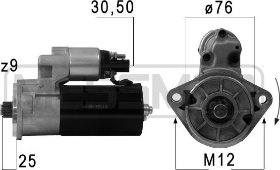 ERA 220684A - Motorino d'avviamento autozon.pro