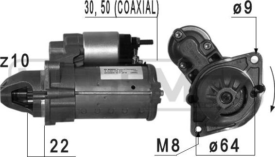 ERA 220686 - Motorino d'avviamento autozon.pro