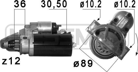 ERA 220681 - Motorino d'avviamento autozon.pro