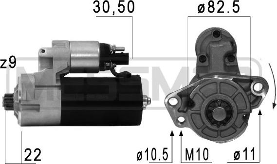 ERA 220683 - Motorino d'avviamento autozon.pro