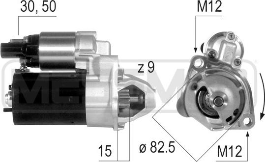 ERA 220635 - Motorino d'avviamento autozon.pro