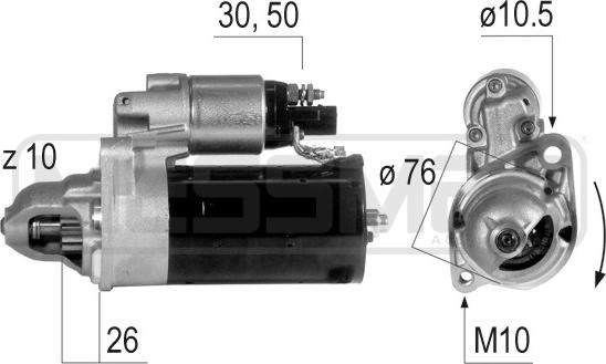 ERA 220636 - Motorino d'avviamento autozon.pro