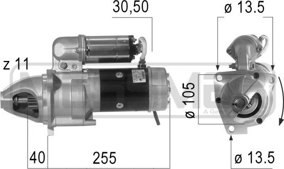 ERA 220625 - Motorino d'avviamento autozon.pro