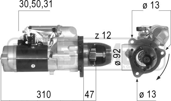 ERA 220627 - Motorino d'avviamento autozon.pro