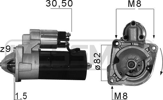 ERA 220679 - Motorino d'avviamento autozon.pro