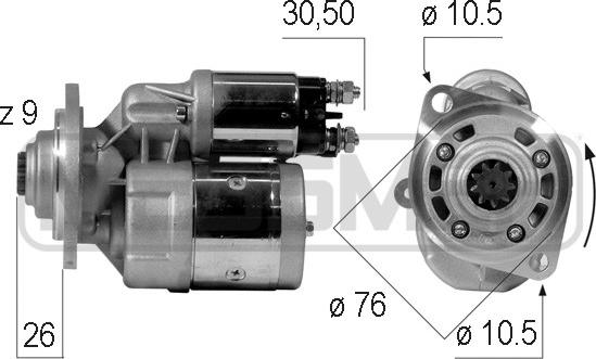 ERA 220041R - Motorino d'avviamento autozon.pro