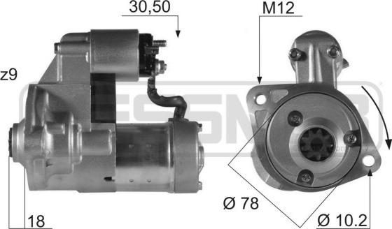 ERA 220048A - Motorino d'avviamento autozon.pro