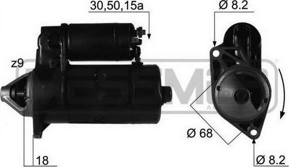 ERA 220042R - Motorino d'avviamento autozon.pro