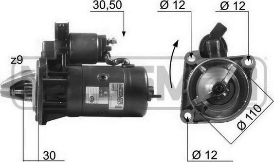 ERA 220050R - Motorino d'avviamento autozon.pro