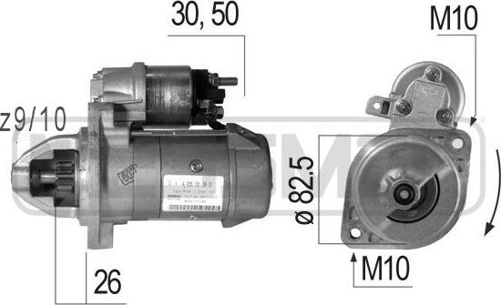 ERA 220060 - Motorino d'avviamento autozon.pro