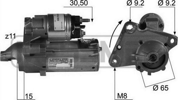 ERA 220068 - Motorino d'avviamento autozon.pro