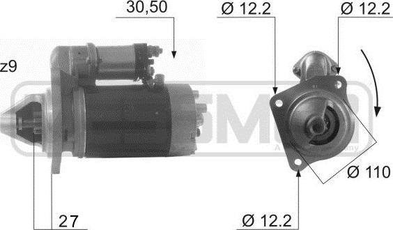 ERA 220007A - Motorino d'avviamento autozon.pro