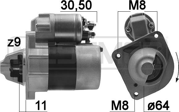 ERA 220018 - Motorino d'avviamento autozon.pro