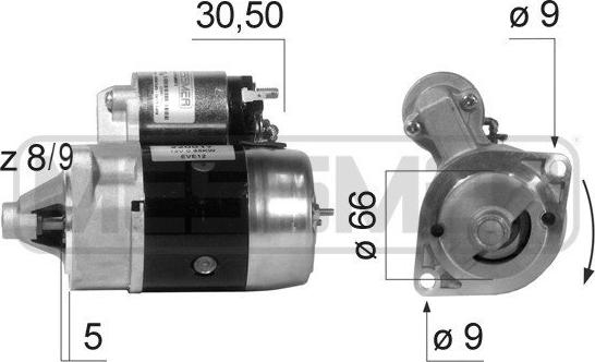 ERA 220017A - Motorino d'avviamento autozon.pro