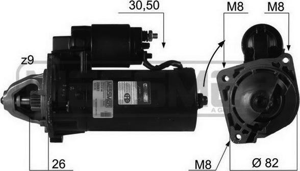 ERA 220081R - Motorino d'avviamento autozon.pro