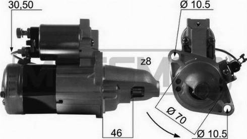 ERA 220088R - Motorino d'avviamento autozon.pro