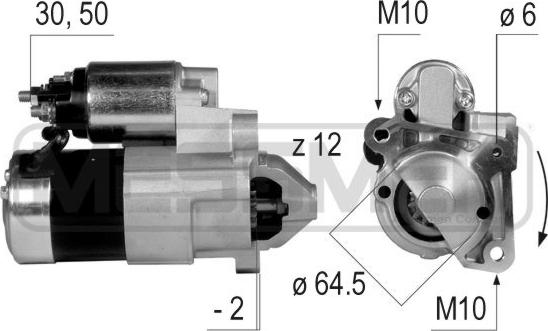 ERA 220039 - Motorino d'avviamento autozon.pro