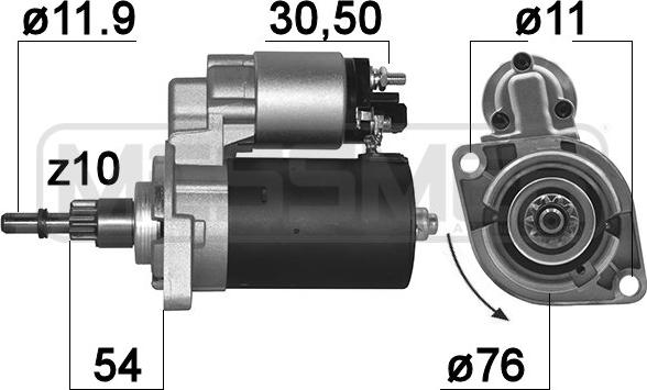 ERA 220030A - Motorino d'avviamento autozon.pro