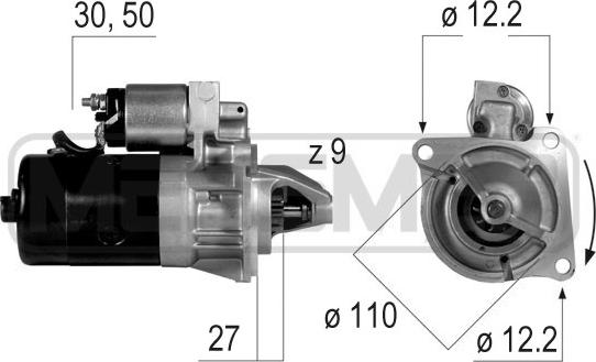 ERA 220038A - Motorino d'avviamento autozon.pro