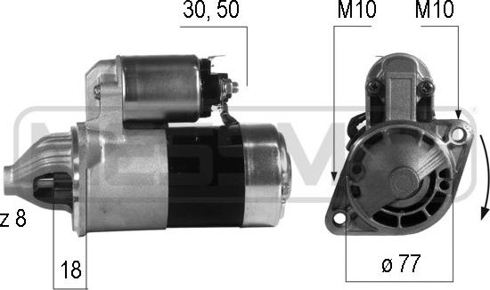 ERA 220 191 - Motorino d'avviamento autozon.pro