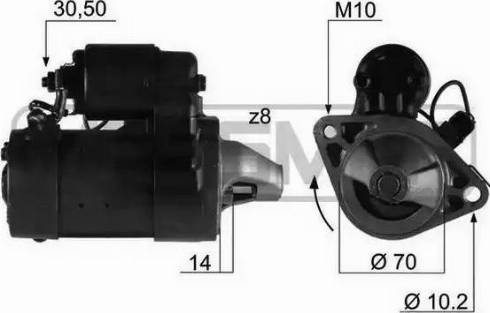 ERA 220197 - Motorino d'avviamento autozon.pro