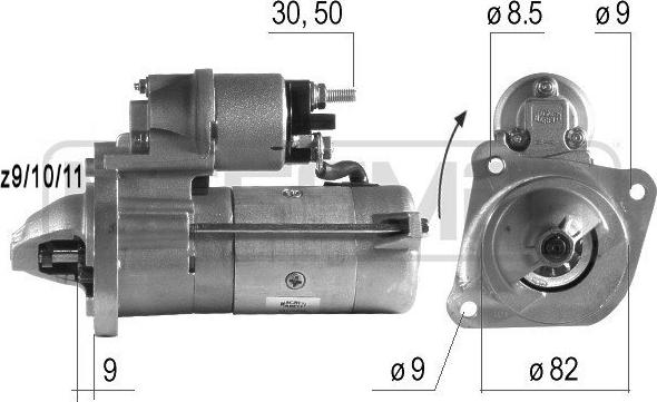 ERA 220149 - Motorino d'avviamento autozon.pro