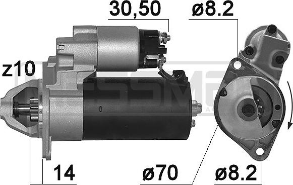 ERA 220146R - Motorino d'avviamento autozon.pro