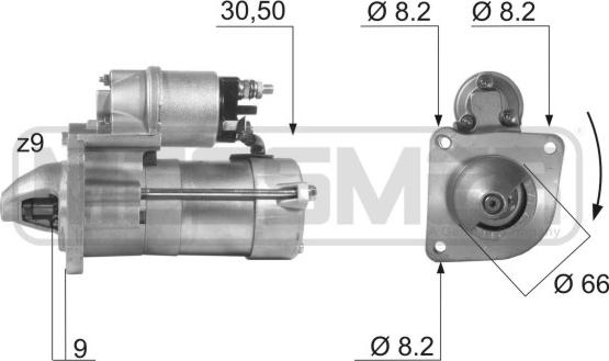 ERA 220151 - Motorino d'avviamento autozon.pro