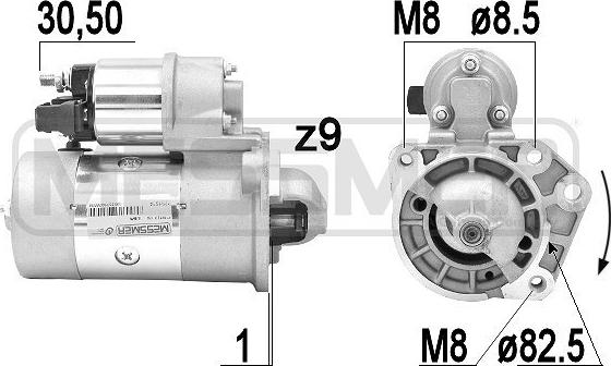 ERA 220161A - Motorino d'avviamento autozon.pro