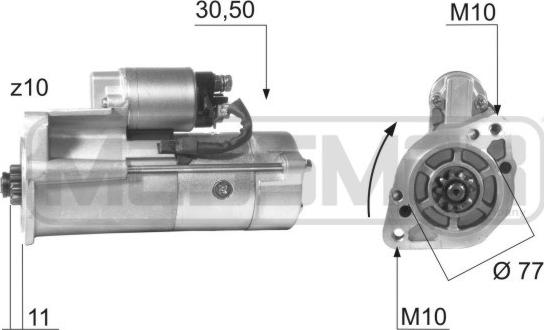 ERA 220115 - Motorino d'avviamento autozon.pro