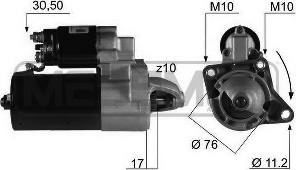 ERA 220110R - Motorino d'avviamento autozon.pro