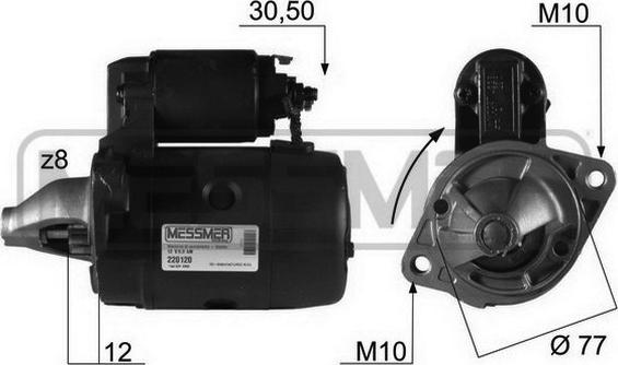 ERA 220120R - Motorino d'avviamento autozon.pro