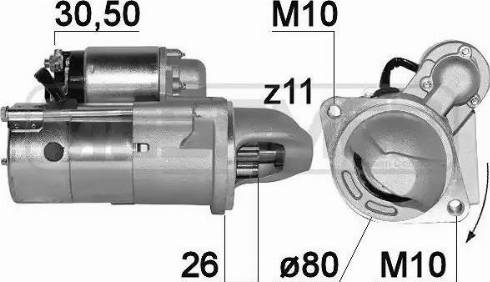 ERA 220893 - Motorino d'avviamento autozon.pro