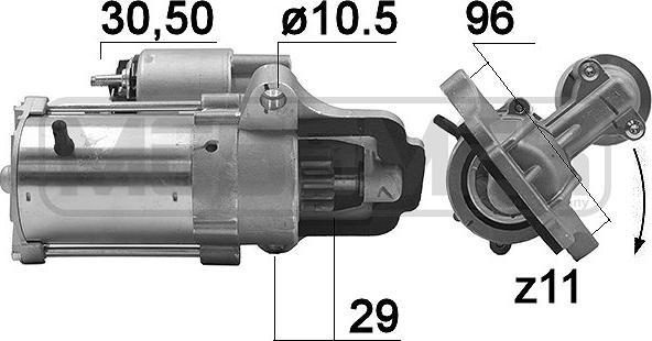 ERA 220897 - Motorino d'avviamento autozon.pro