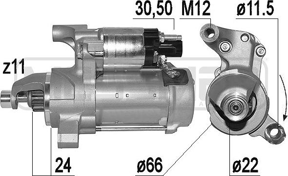 ERA 220849 - Motorino d'avviamento autozon.pro