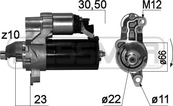 ERA 220848 - Motorino d'avviamento autozon.pro