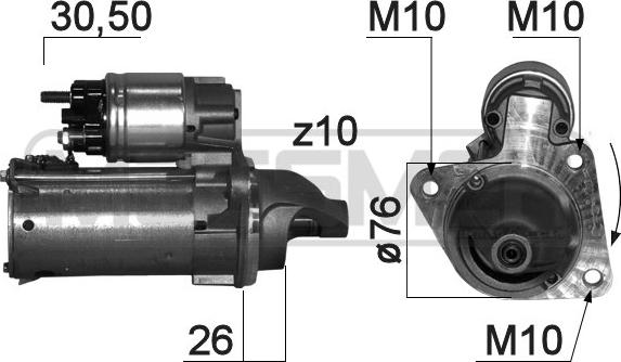 ERA 220842 - Motorino d'avviamento autozon.pro