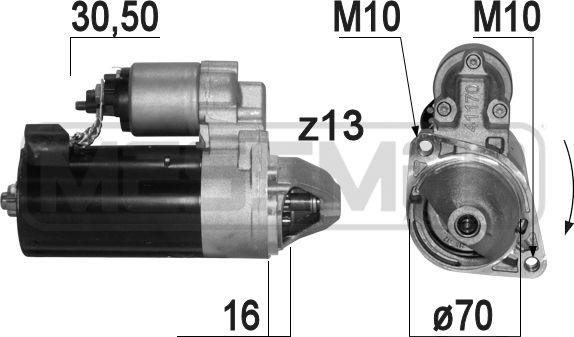 ERA 220868 - Motorino d'avviamento autozon.pro