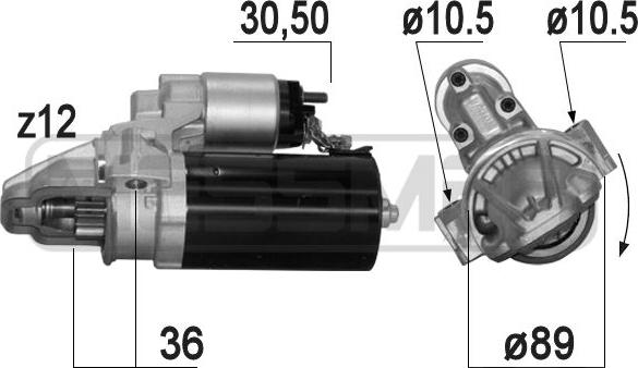 ERA 220867 - Motorino d'avviamento autozon.pro