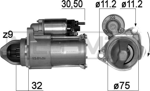 ERA 220809 - Motorino d'avviamento autozon.pro