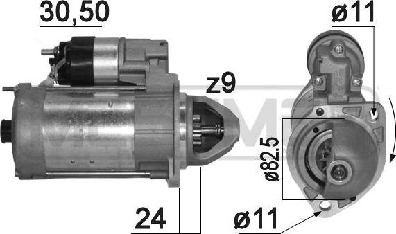 ERA 220810 - Motorino d'avviamento autozon.pro