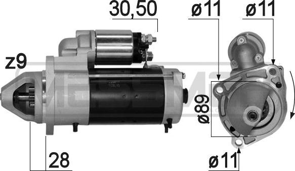 ERA 220811A - Motorino d'avviamento autozon.pro