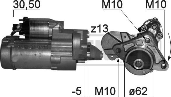 ERA 220836 - Motorino d'avviamento autozon.pro