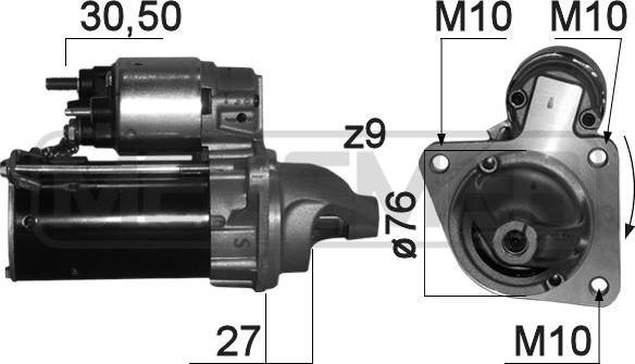 ERA 220838 - Motorino d'avviamento autozon.pro