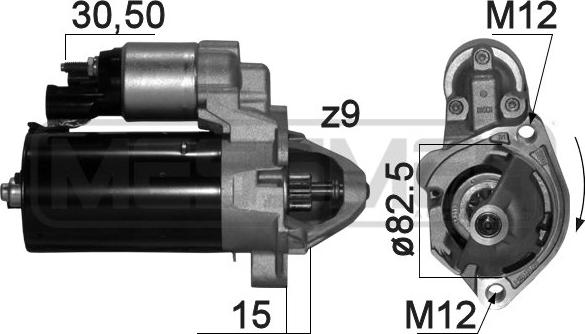 ERA 220870A - Motorino d'avviamento autozon.pro