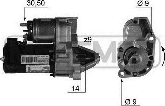 ERA 220394 - Motorino d'avviamento autozon.pro