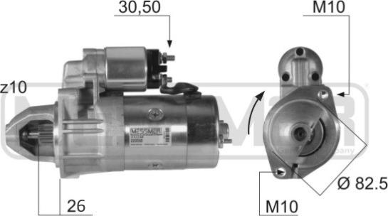 ERA 220390 - Motorino d'avviamento autozon.pro